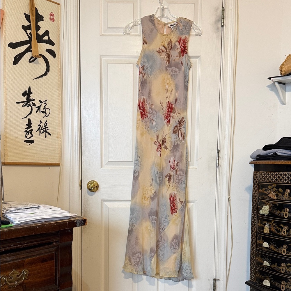 American Age Multicolor Floral Maxi Dress